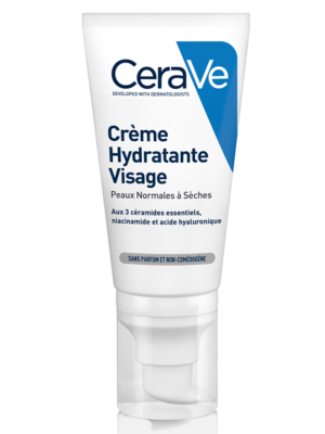 CERAVE SOIN CREME HYDRATANTR VISAGE PEAUX NORMALE S A SECHES SPF50 52ML