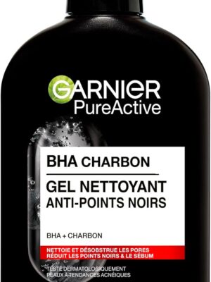 GARNIER PURE ACTIVE GEL NETTOYANT CHARBON 250ML